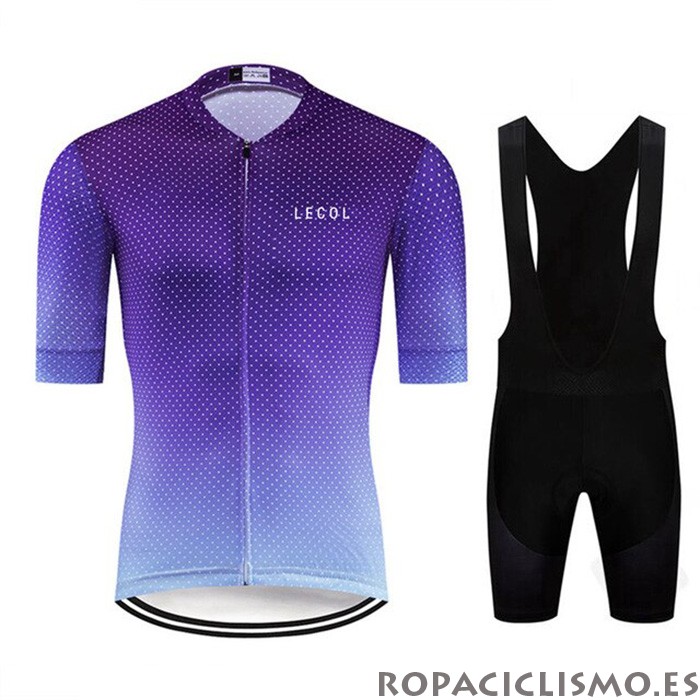 2020 Maillot Le Col Tirantes Mangas Cortas Fucsia